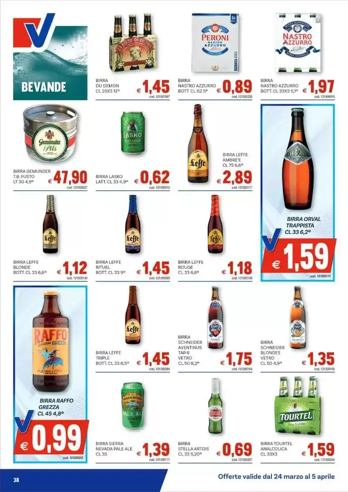 Guida alle offerte da 24 marzo a 5 aprile di 2025 - Pagina del volantino 38