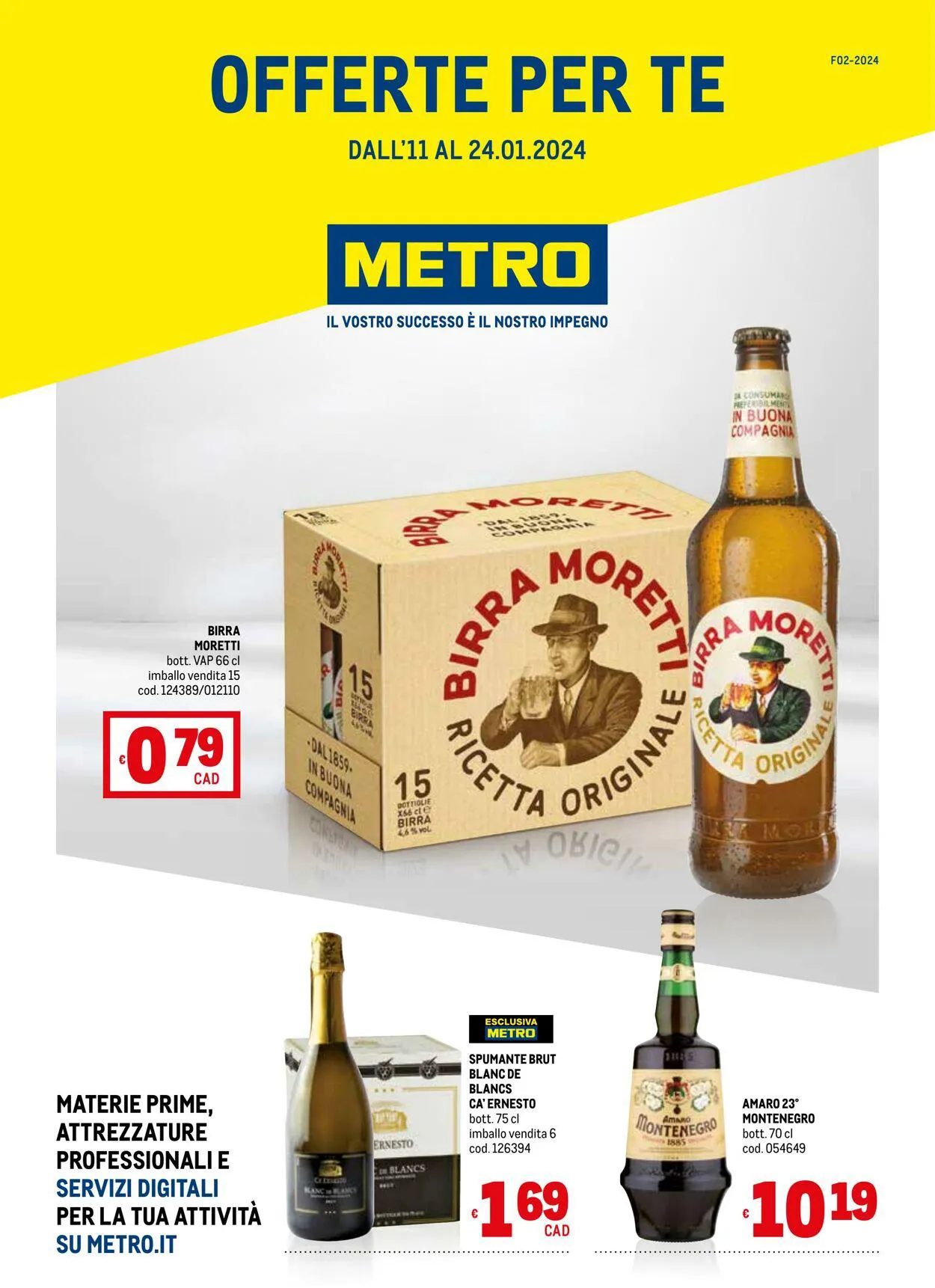 Metro Volantino attuale da 3 luglio a 17 luglio di 2024 - Pagina del volantino 1