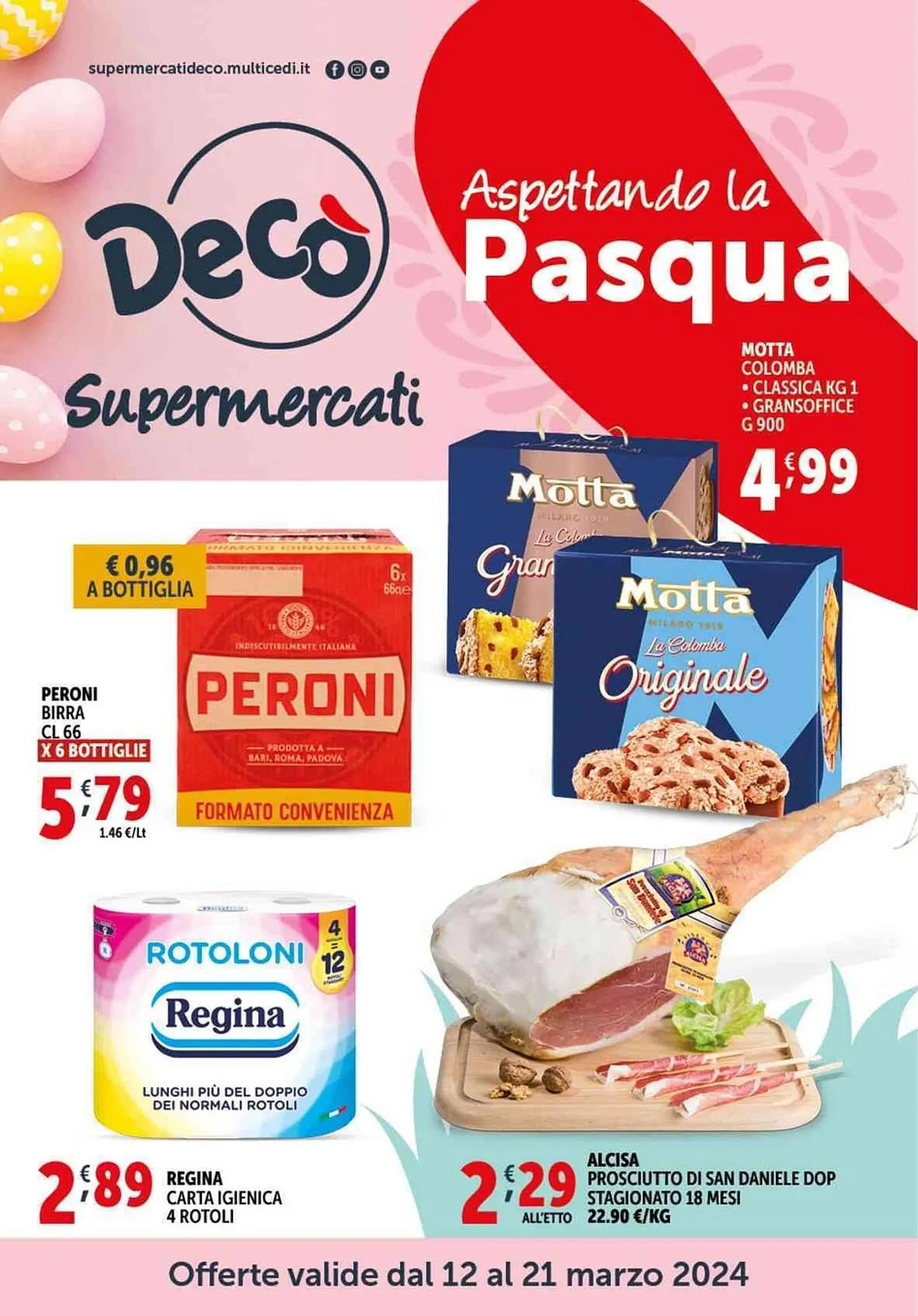 Volantino Deco Supermercati da 12 marzo a 21 marzo di 2024 - Pagina del volantino 1