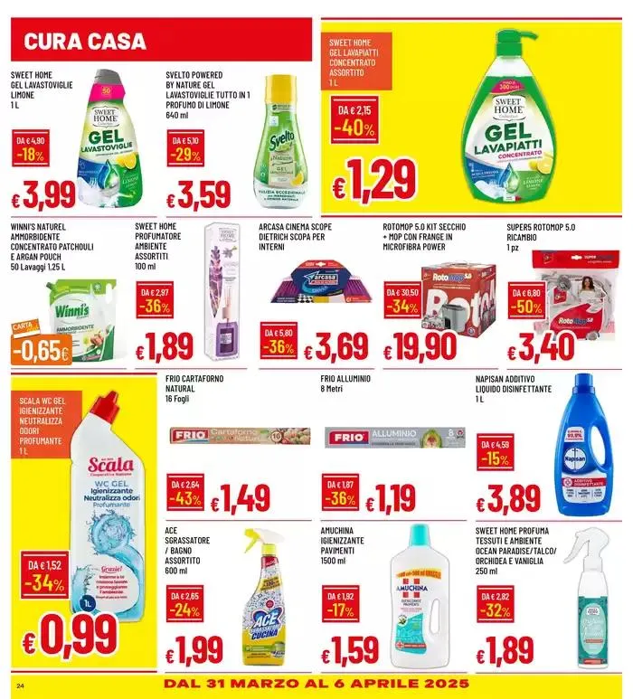 GALASSIA BUONO SPESA 20% + GRANDI MARCHE SC.FINO 50% da 26 marzo a 6 aprile di 2025 - Pagina del volantino 24