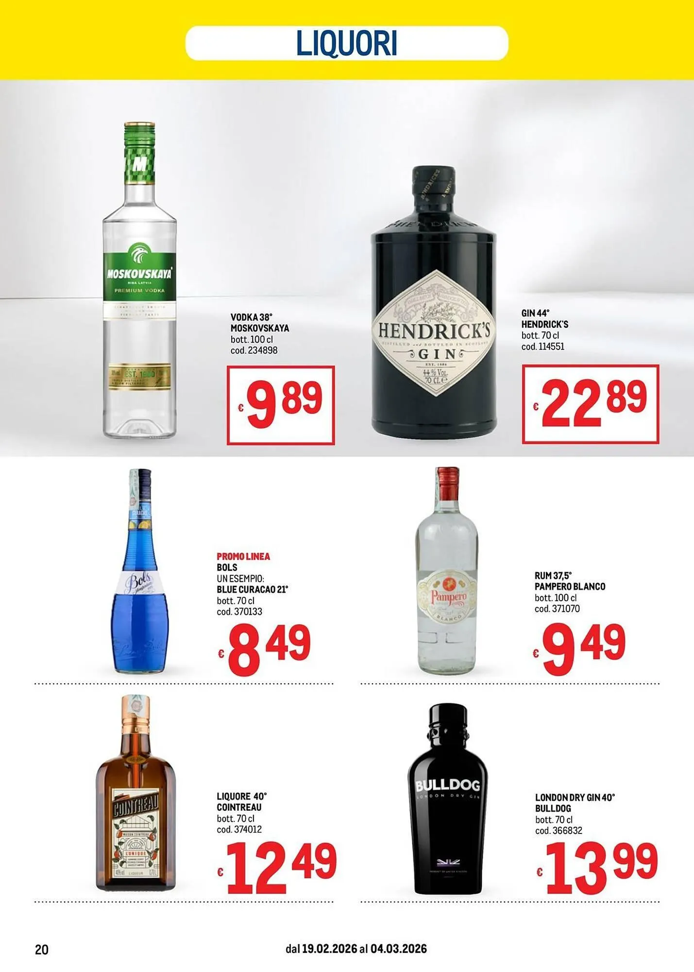 Volantino Metro da 19 febbraio a 4 marzo di 2026 - Pagina del volantino 20