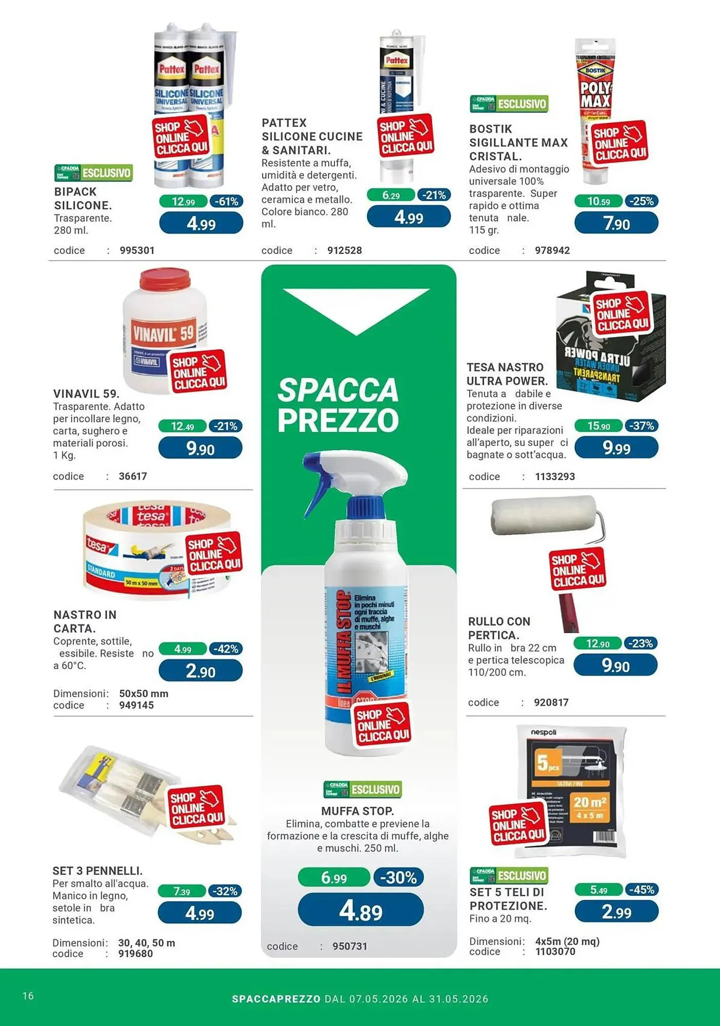 Volantino Cfadda da 6 maggio a 31 maggio di 2026 - Pagina del volantino 16
