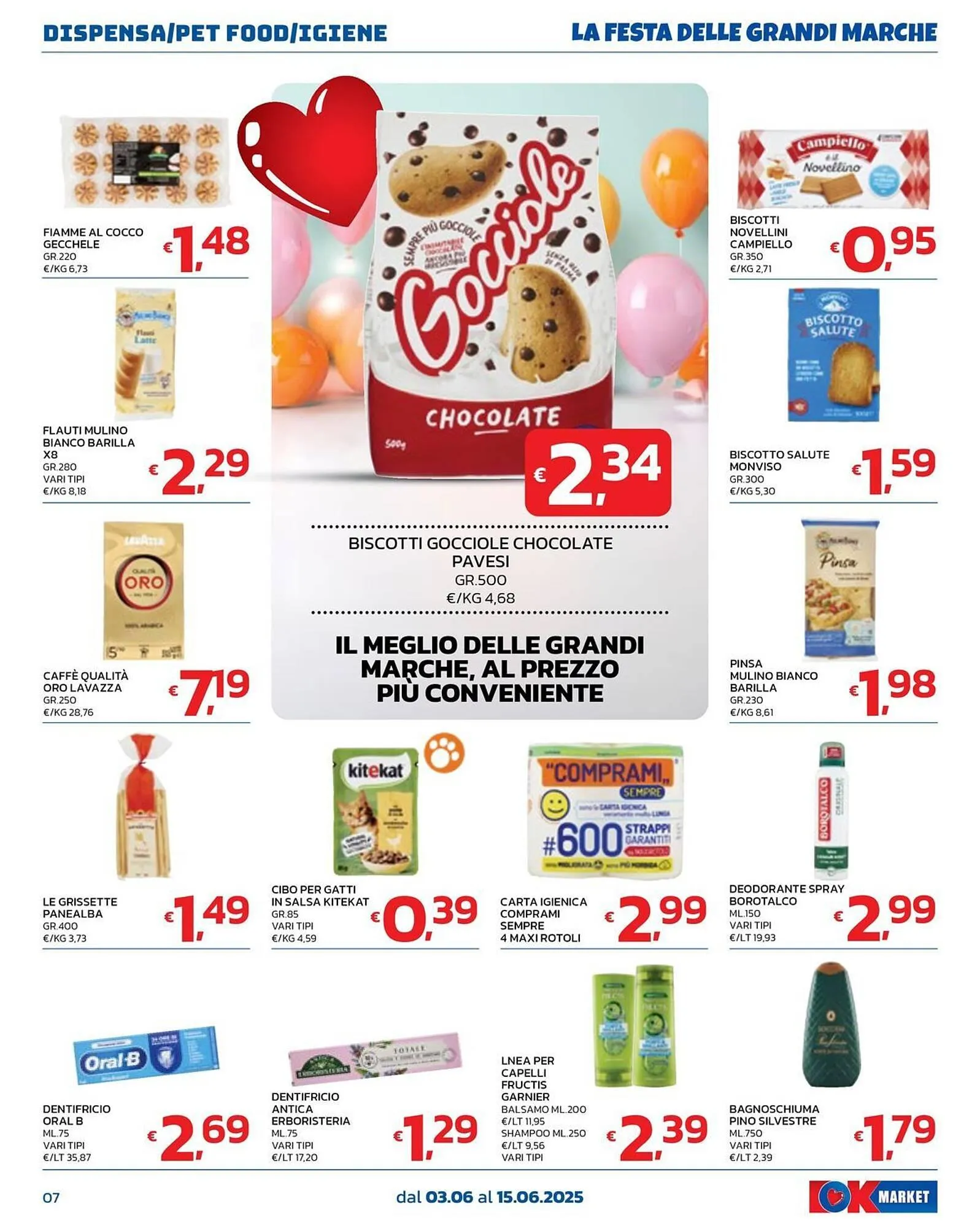 Volantino Ok Market da 3 giugno a 15 giugno di 2025 - Pagina del volantino 7