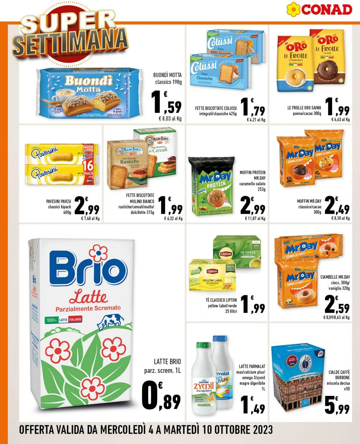 Conad - Superstore - Palermo Volantino attuale da 4 ottobre a 10 ottobre di 2023 - Pagina del volantino 6