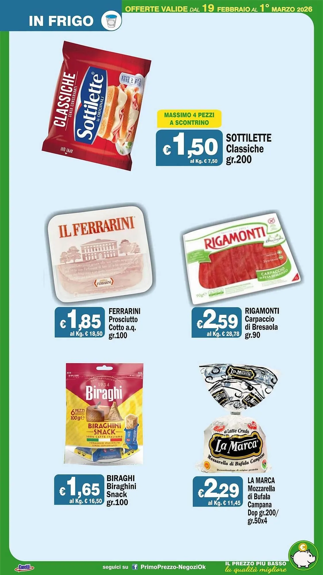 Volantino Primo Prezzo da 19 febbraio a 1 marzo di 2026 - Pagina del volantino 40