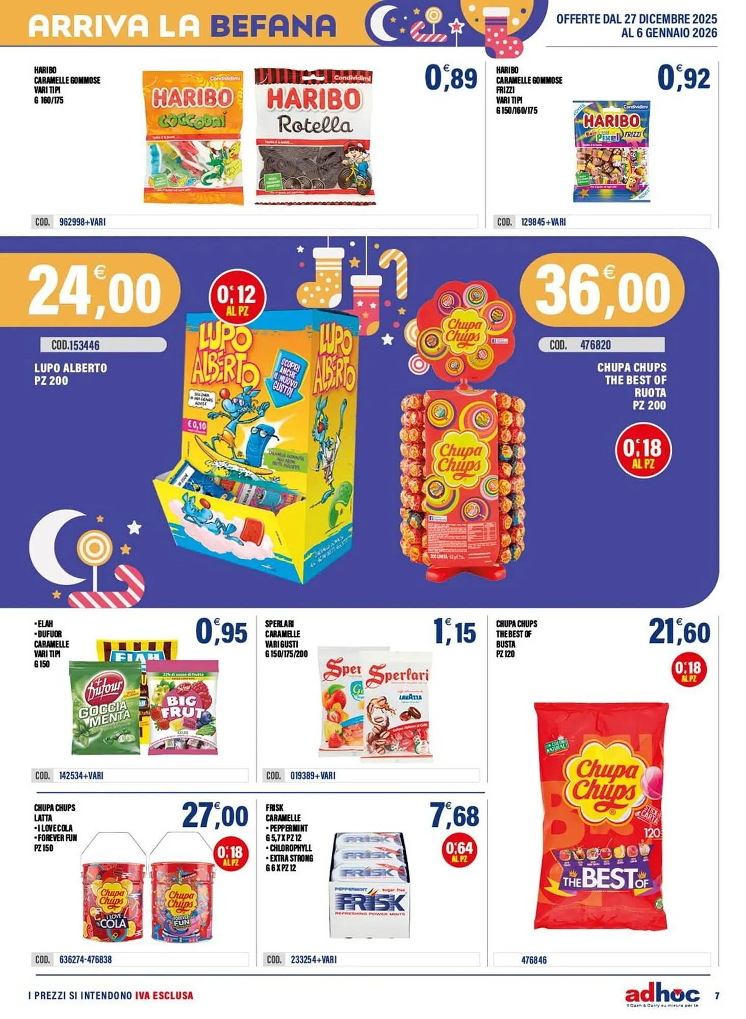 Volantino Adhoc da 29 dicembre a 6 gennaio di 2026 - Pagina del volantino 7