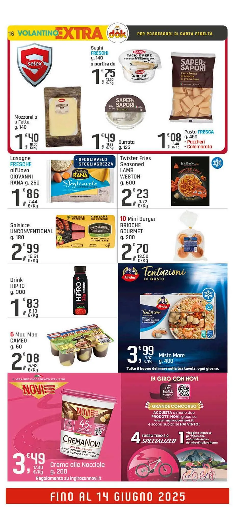 Volantino Supermercati Dok da 5 giugno a 14 giugno di 2025 - Pagina del volantino 16