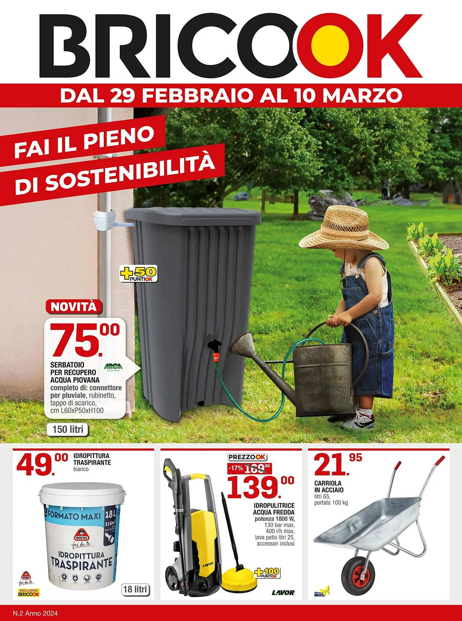 Volantino Brico OK da 29 febbraio a 10 marzo di 2024 - Pagina del volantino 1
