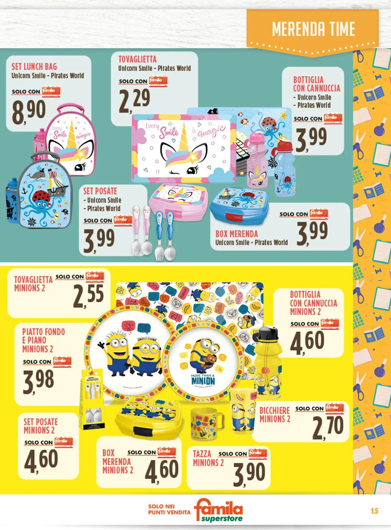 Famila Volantino attuale da 10 agosto a 30 settembre di 2023 - Pagina del volantino 15