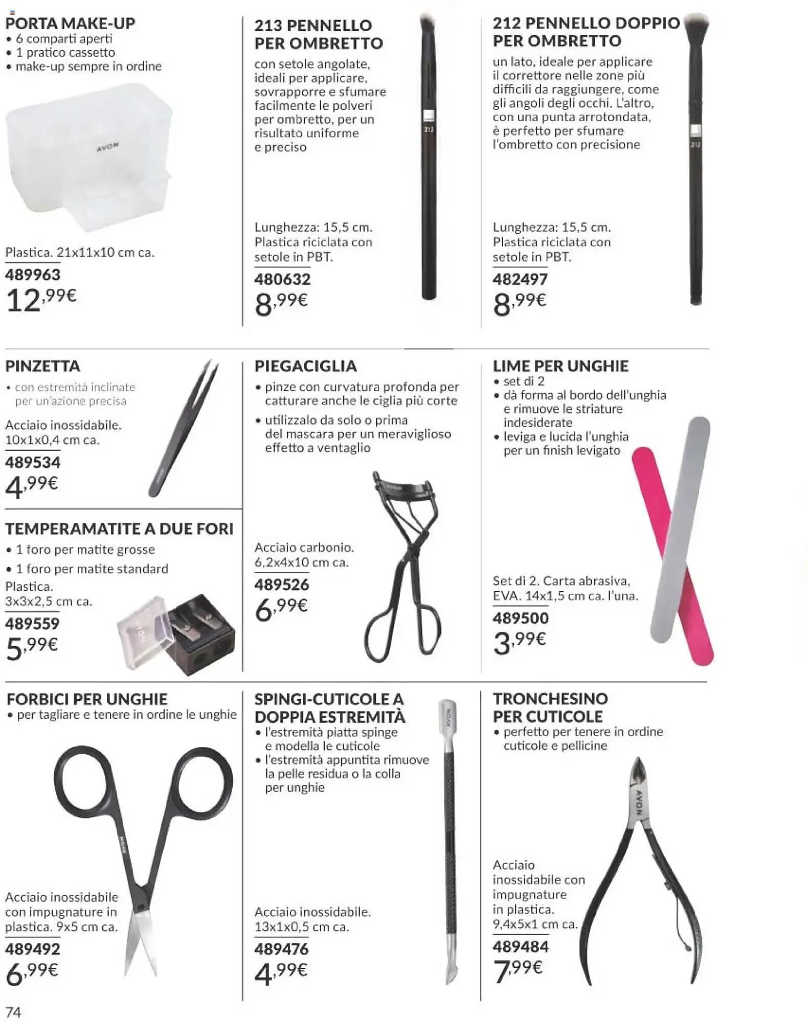 Catalogo Avon da 1 marzo a 31 marzo di 2026 - Pagina del volantino 74