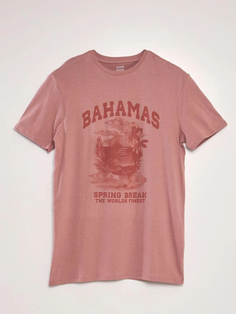 Camiseta estampada - ROSA