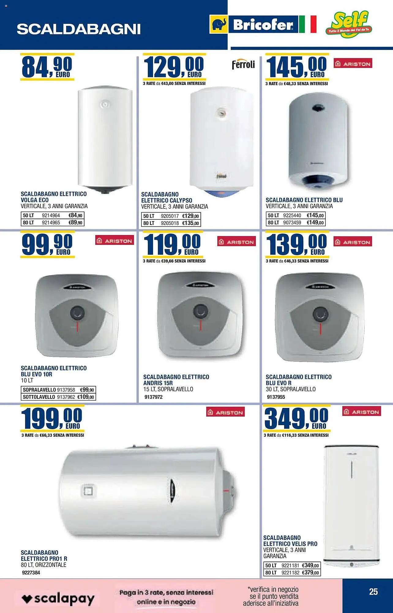 Volantino Bricofer da 22 ottobre a 28 febbraio di 2026 - Pagina del volantino 25