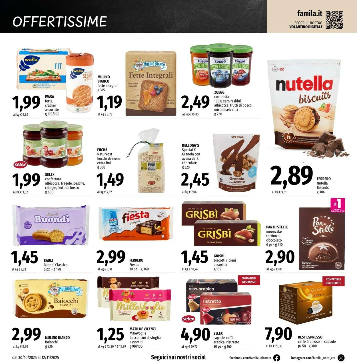 Famila Volantino attuale da 30 ottobre a 12 novembre di 2025 - Pagina del volantino 16