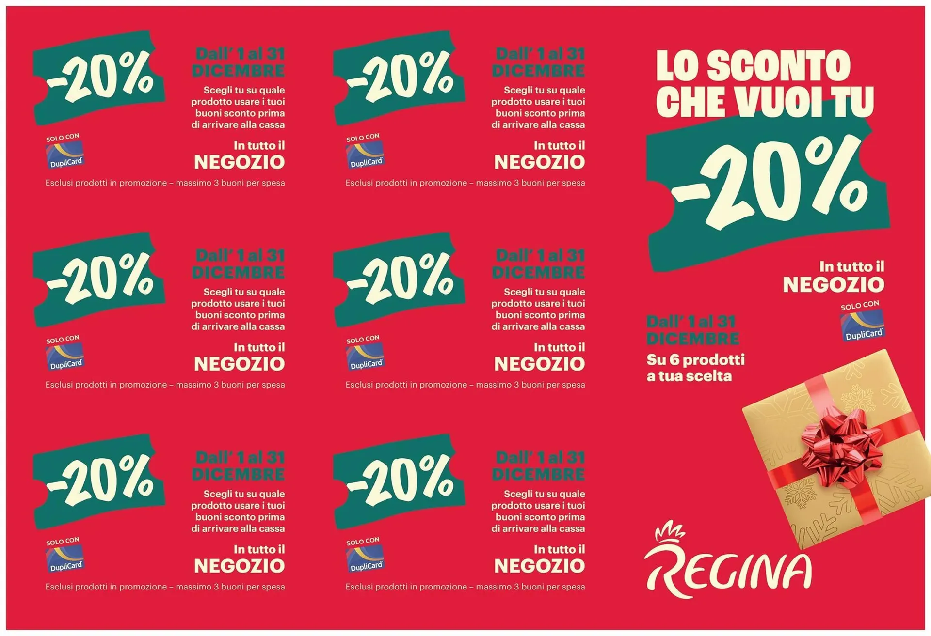 Volantino Regina da 1 dicembre a 31 dicembre di 2025 - Pagina del volantino 1
