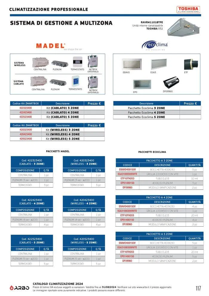 Catalogo climatizzazione 2024 da 17 maggio a 31 dicembre di 2024 - Pagina del volantino 117