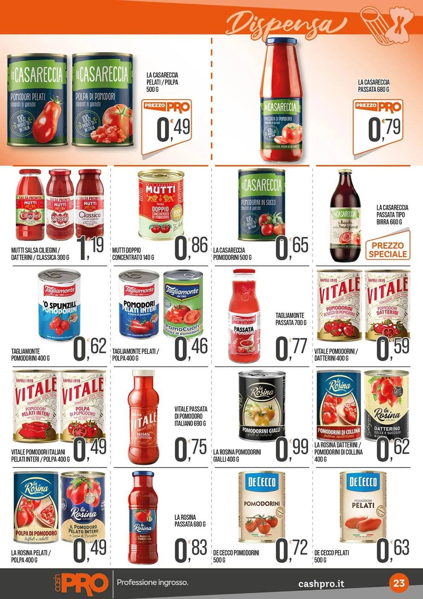 Volantino Cash pro da 20 ottobre a 2 novembre di 2025 - Pagina del volantino 23