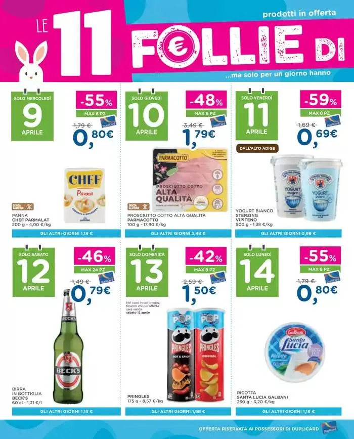 Una Paqua da 9 aprile a 22 aprile di 2025 - Pagina del volantino 2