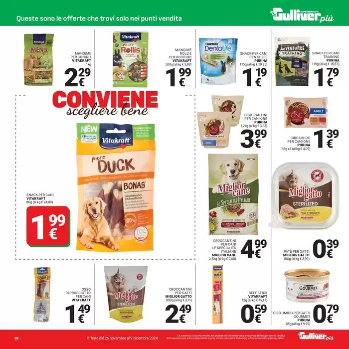 Prendi 2 e paghi 1 da 26 novembre a 9 dicembre di 2024 - Pagina del volantino 38