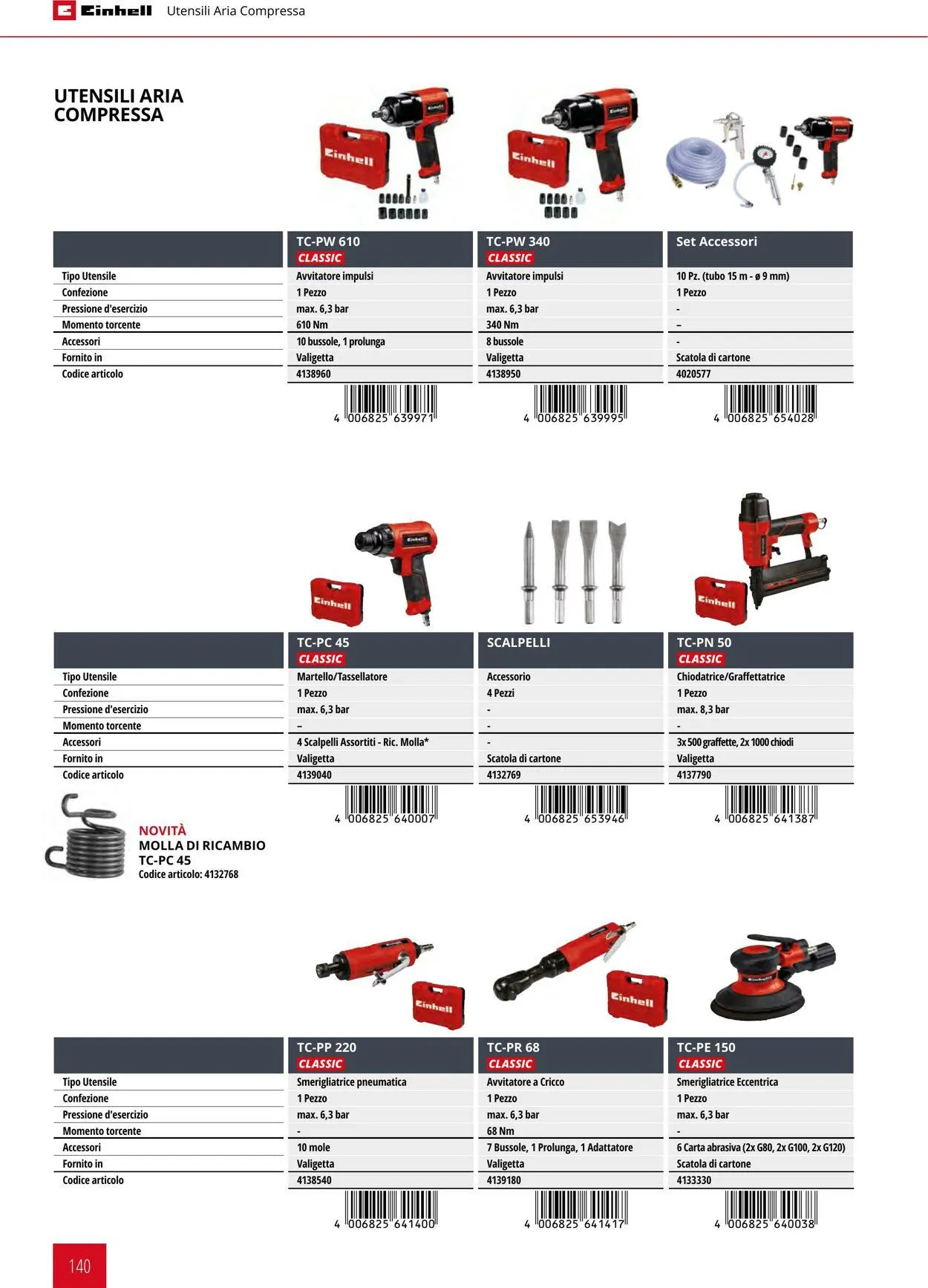 Einhell da 17 giugno a 17 dicembre di 2025 - Pagina del volantino 140