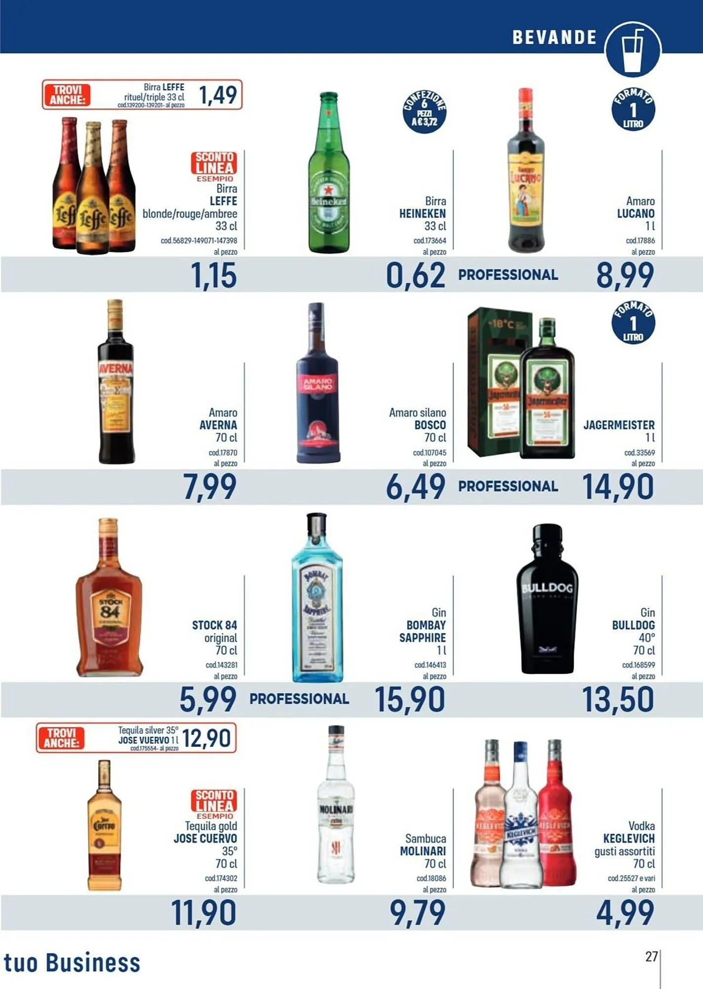 Volantino Talento Professional Store da 22 dicembre a 4 gennaio di 2026 - Pagina del volantino 27