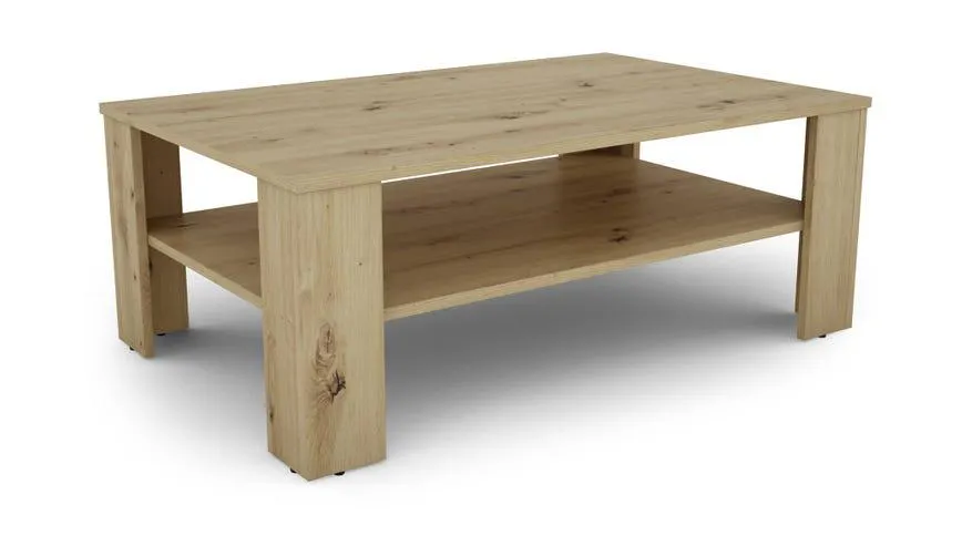 Coffee tavolino da salotto in melaminico rovere