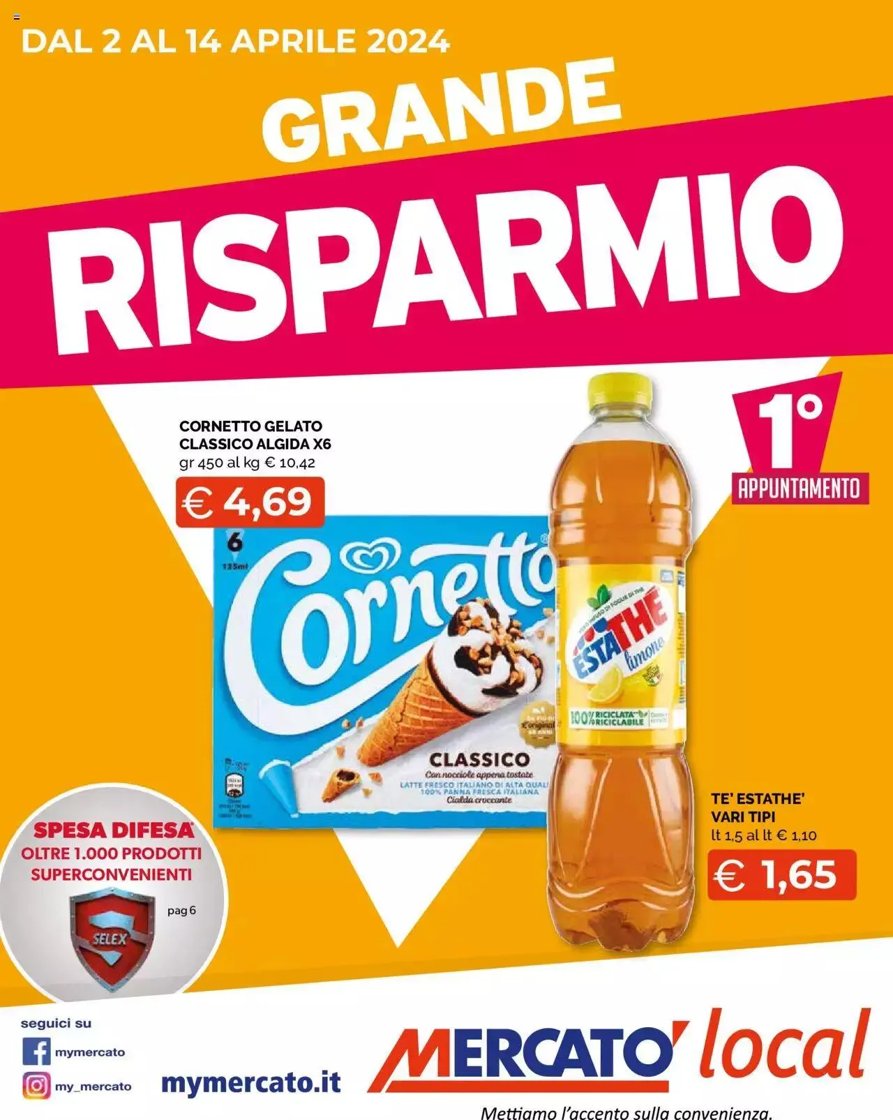 Volantino Mercatò Local da 2 aprile a 14 aprile di 2024 - Pagina del volantino 1