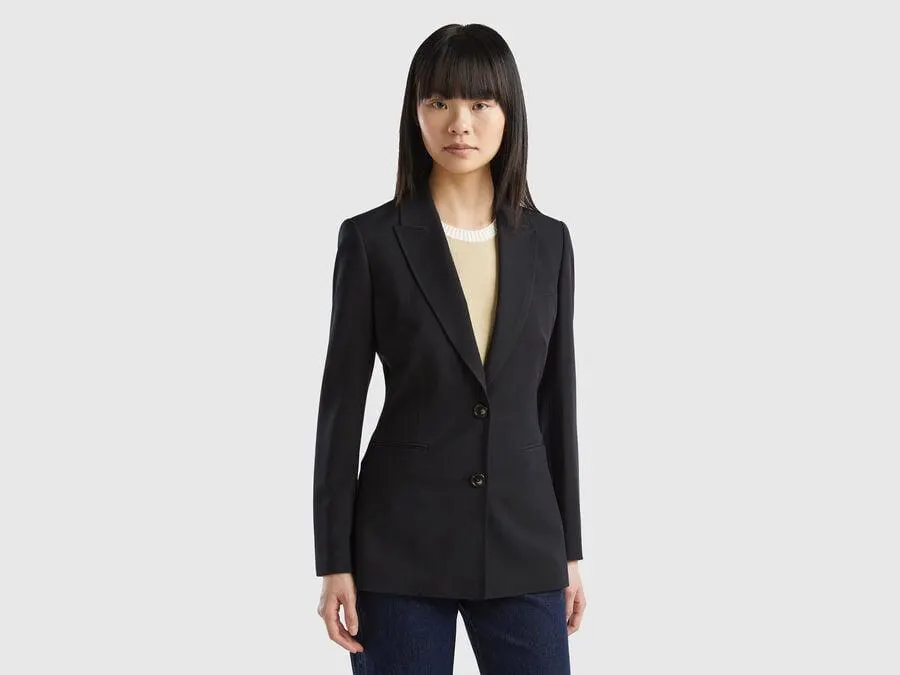 Giacca fluida slim fit