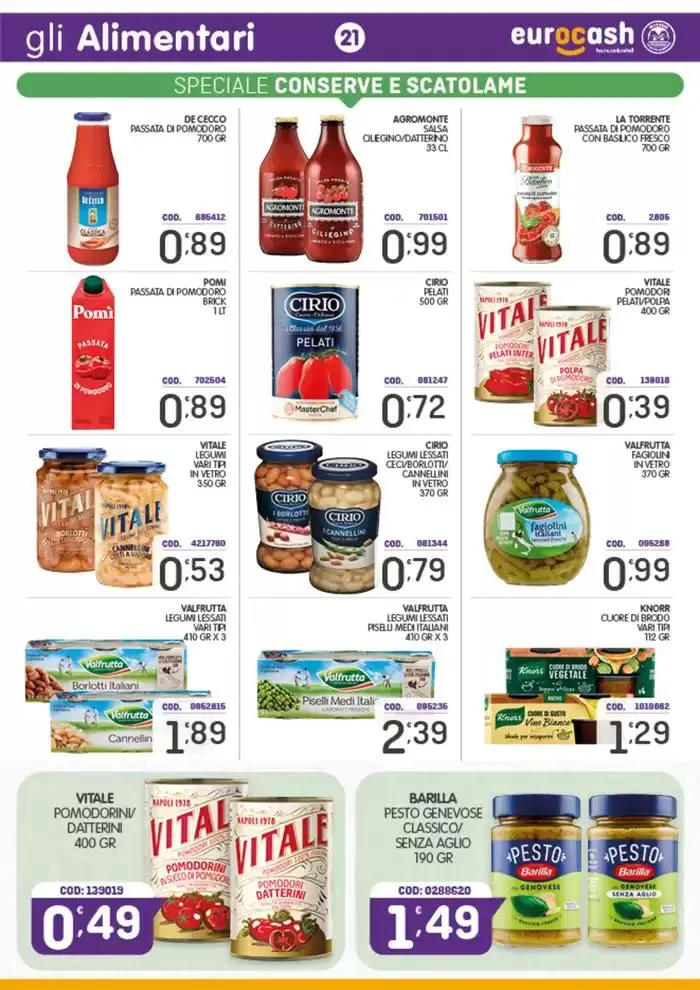 Offerte valide 2 al 19 gennaio  da 3 gennaio a 19 gennaio di 2025 - Pagina del volantino 21