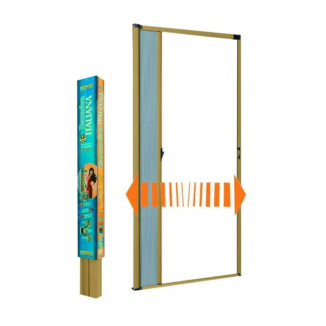Zanzariera avvolgibile MEDAL Bazar Libera per portafinestra L 160 x H 250 cm bronzo