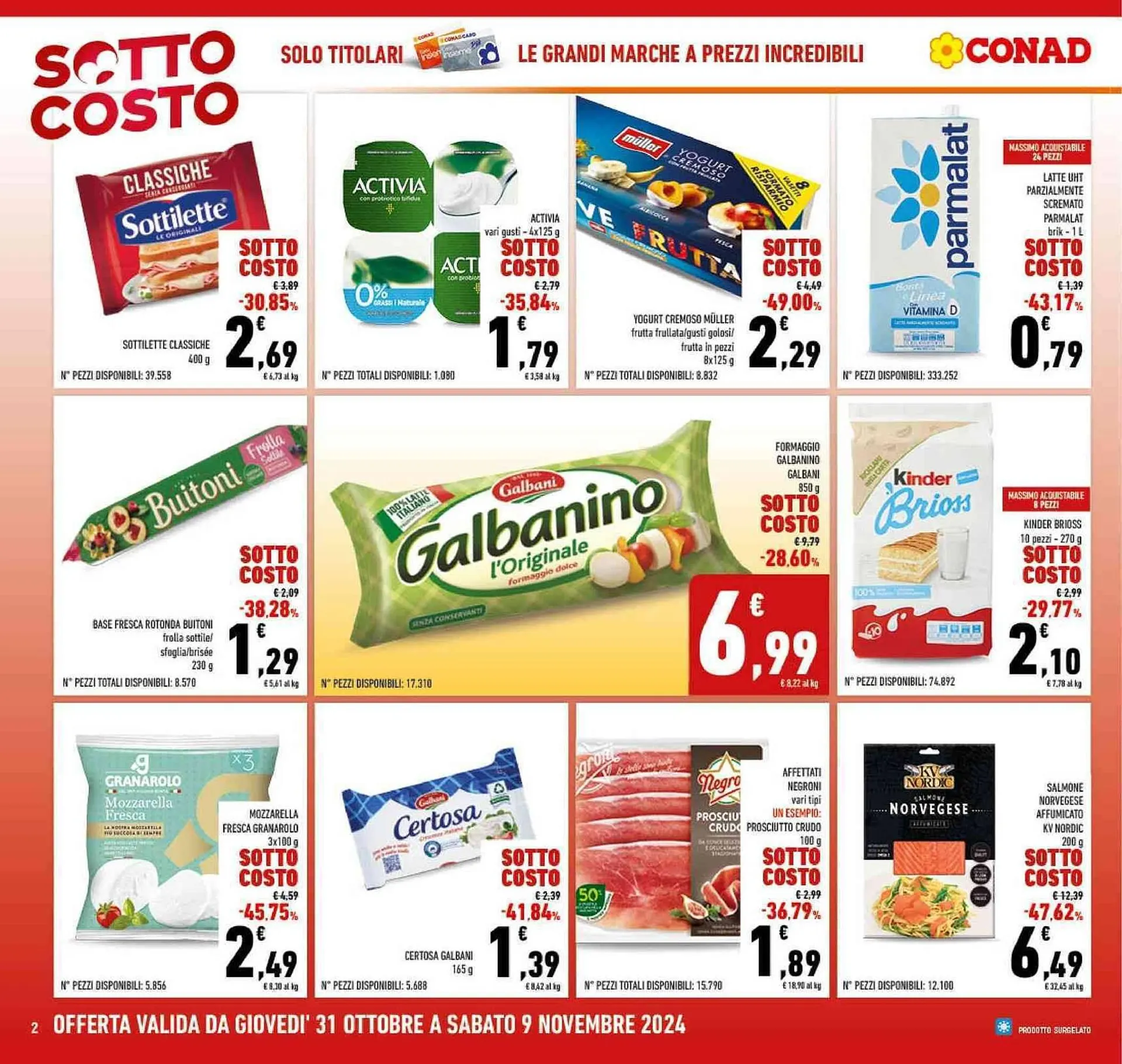 Volantino Conad da 31 ottobre a 9 novembre di 2024 - Pagina del volantino 2