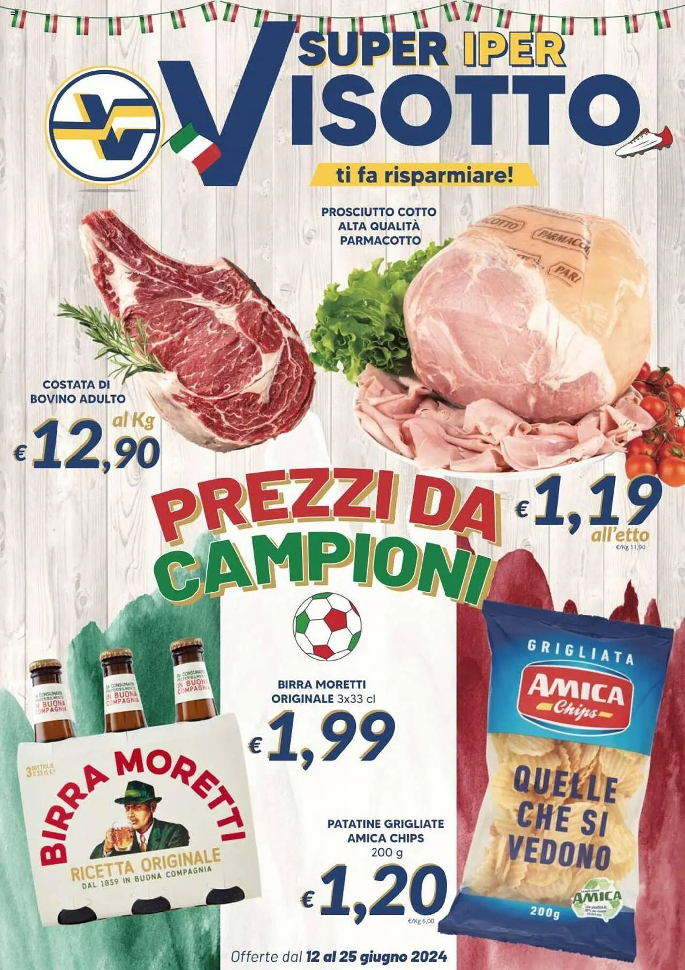 Volantino Supermercati Visotto da 12 giugno a 25 giugno di 2024 - Pagina del volantino 1