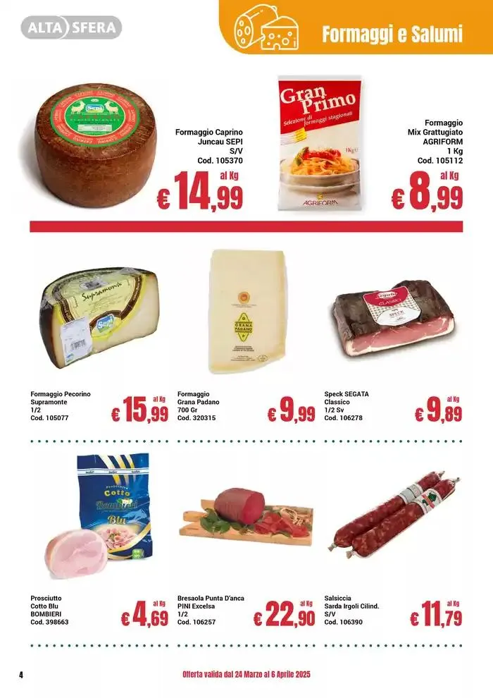 Offerta valida dal 24 Marzo al 6 Aprile 2025 da 24 marzo a 6 aprile di 2025 - Pagina del volantino 4