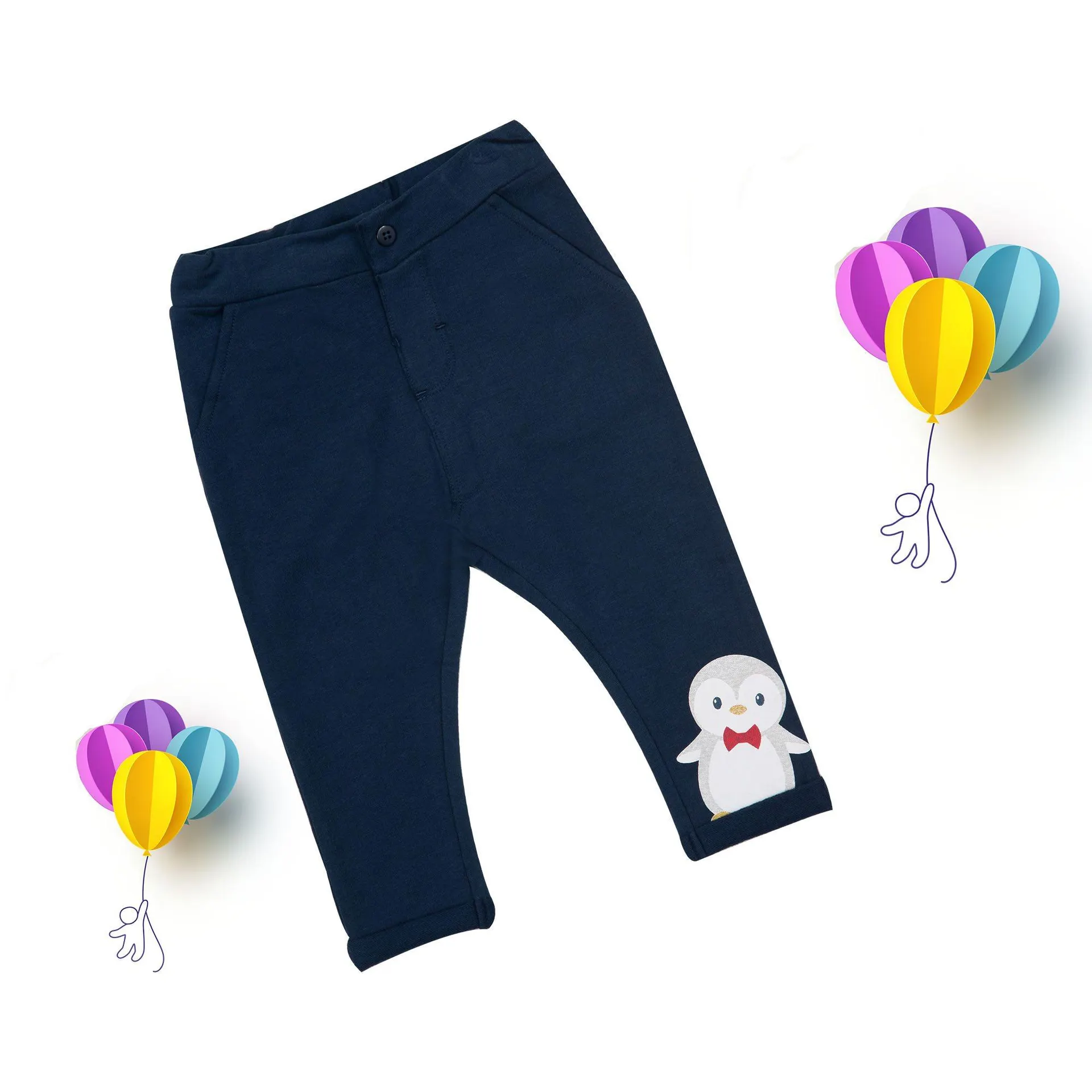 Mawi pantalone felpa stampa orso