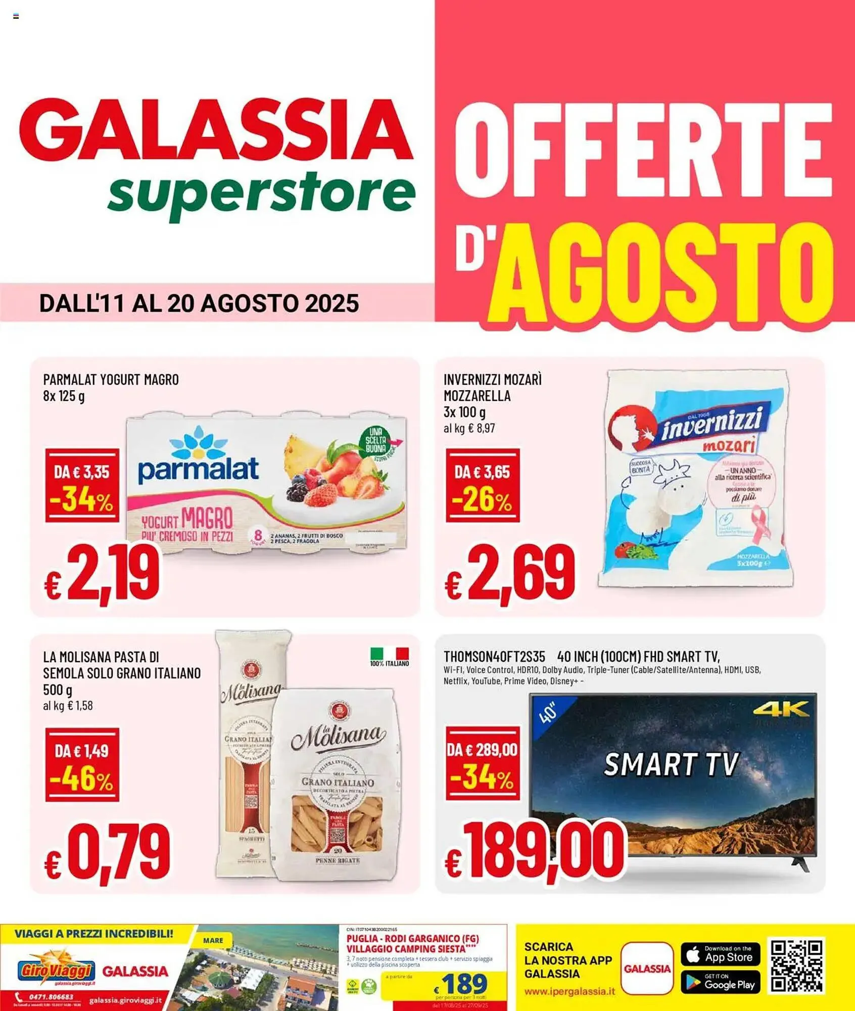 Volantino Galassia da 11 agosto a 20 agosto di 2025 - Pagina del volantino 1