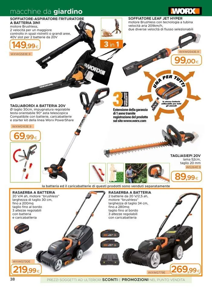 Catalogo giardino 2024 da 19 giugno a 31 agosto di 2024 - Pagina del volantino 38