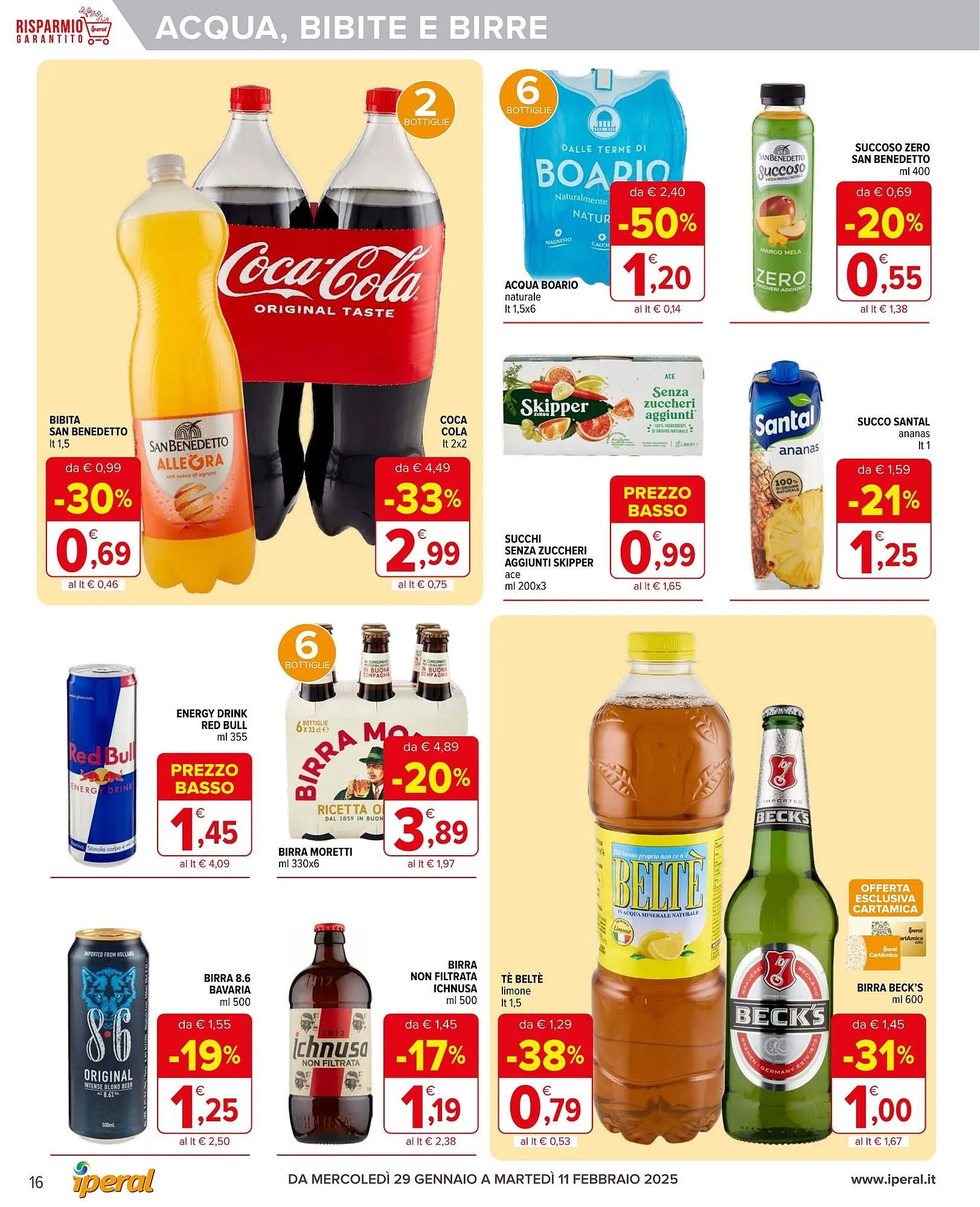 Volantino Iperal da 29 gennaio a 11 febbraio di 2025 - Pagina del volantino 16