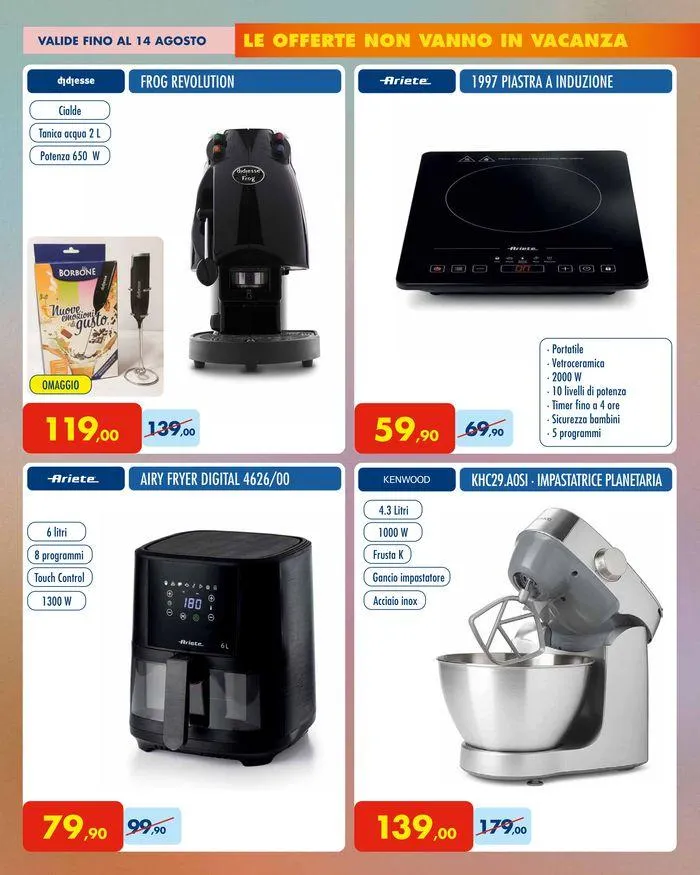 Le offerte non vanno in vacanza da 9 luglio a 14 agosto di 2024 - Pagina del volantino 14