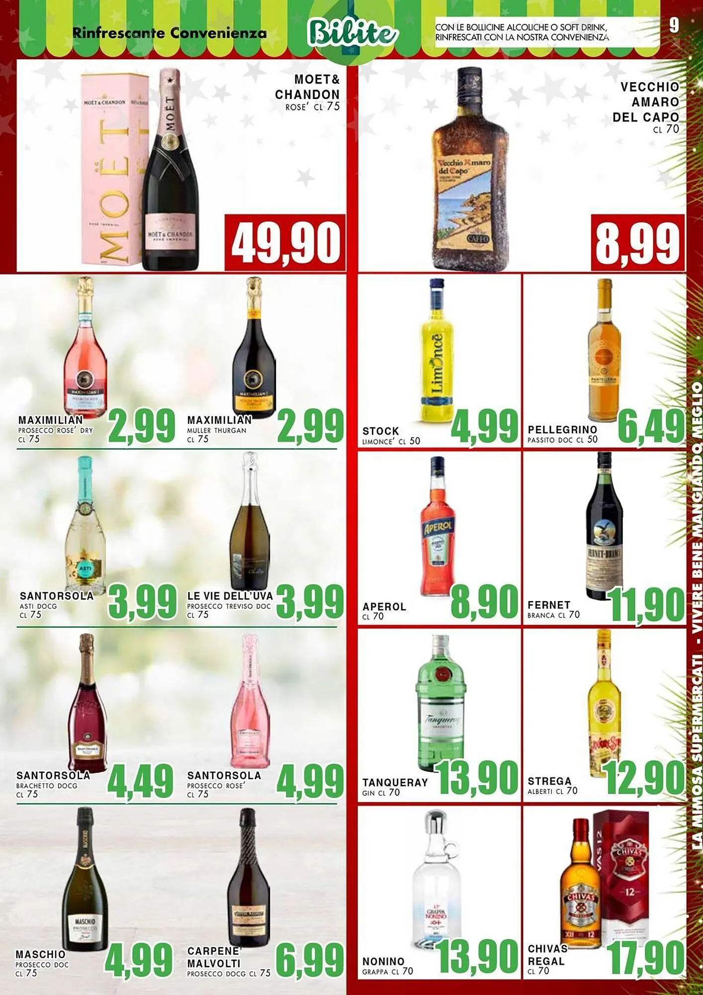 Volantino La Mimosa Supermercati da 15 dicembre a 24 dicembre di 2025 - Pagina del volantino 9