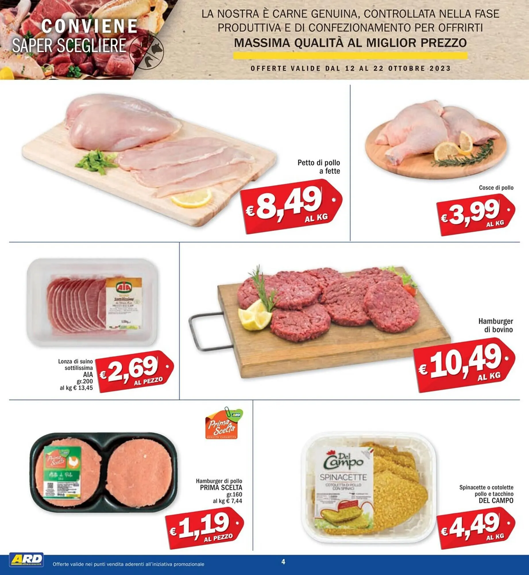 Volantino Ard Discount da 12 ottobre a 22 ottobre di 2023 - Pagina del volantino 4