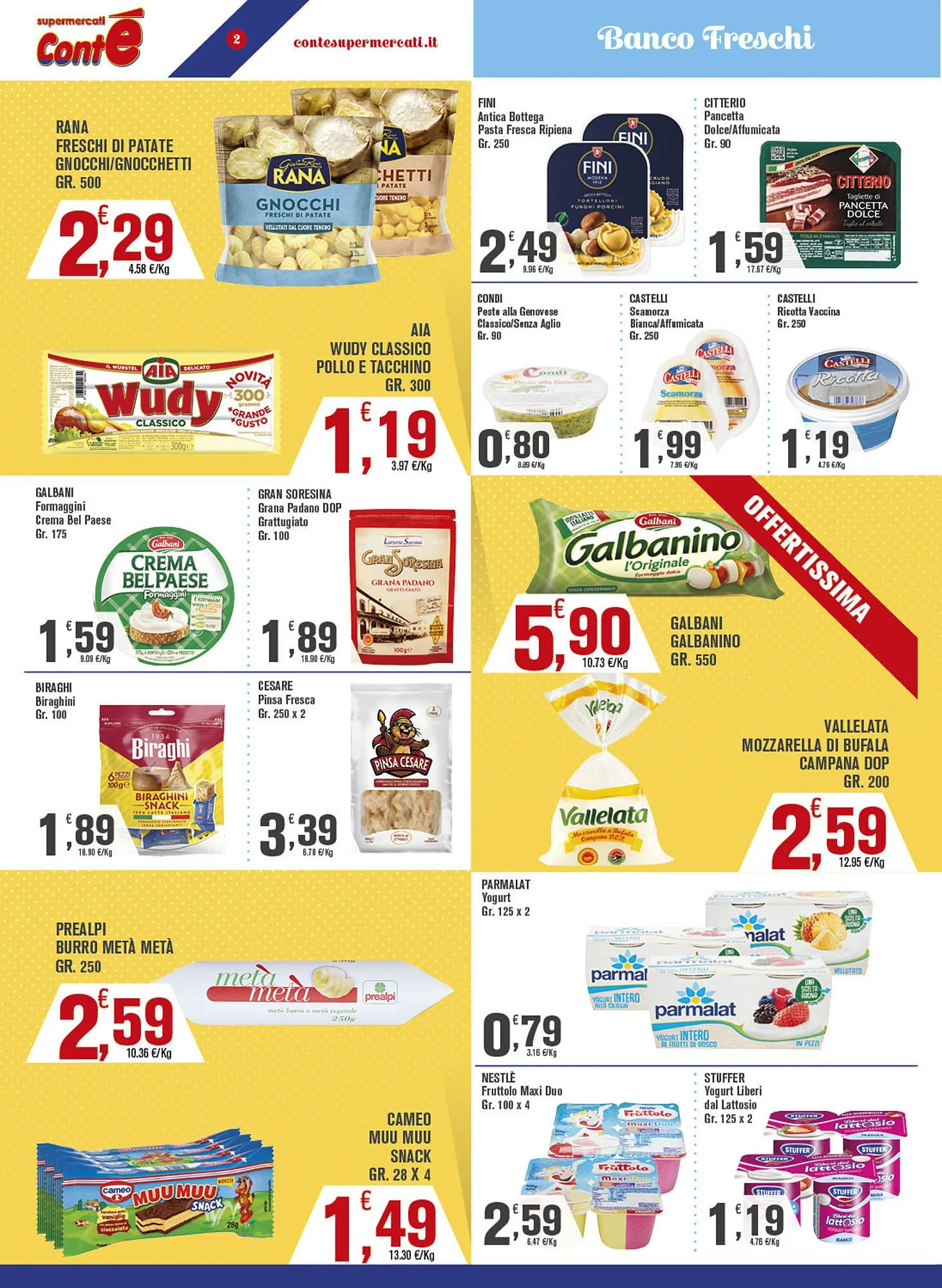 Volantino Conté Supermercati da 2 gennaio a 11 gennaio di 2026 - Pagina del volantino 2