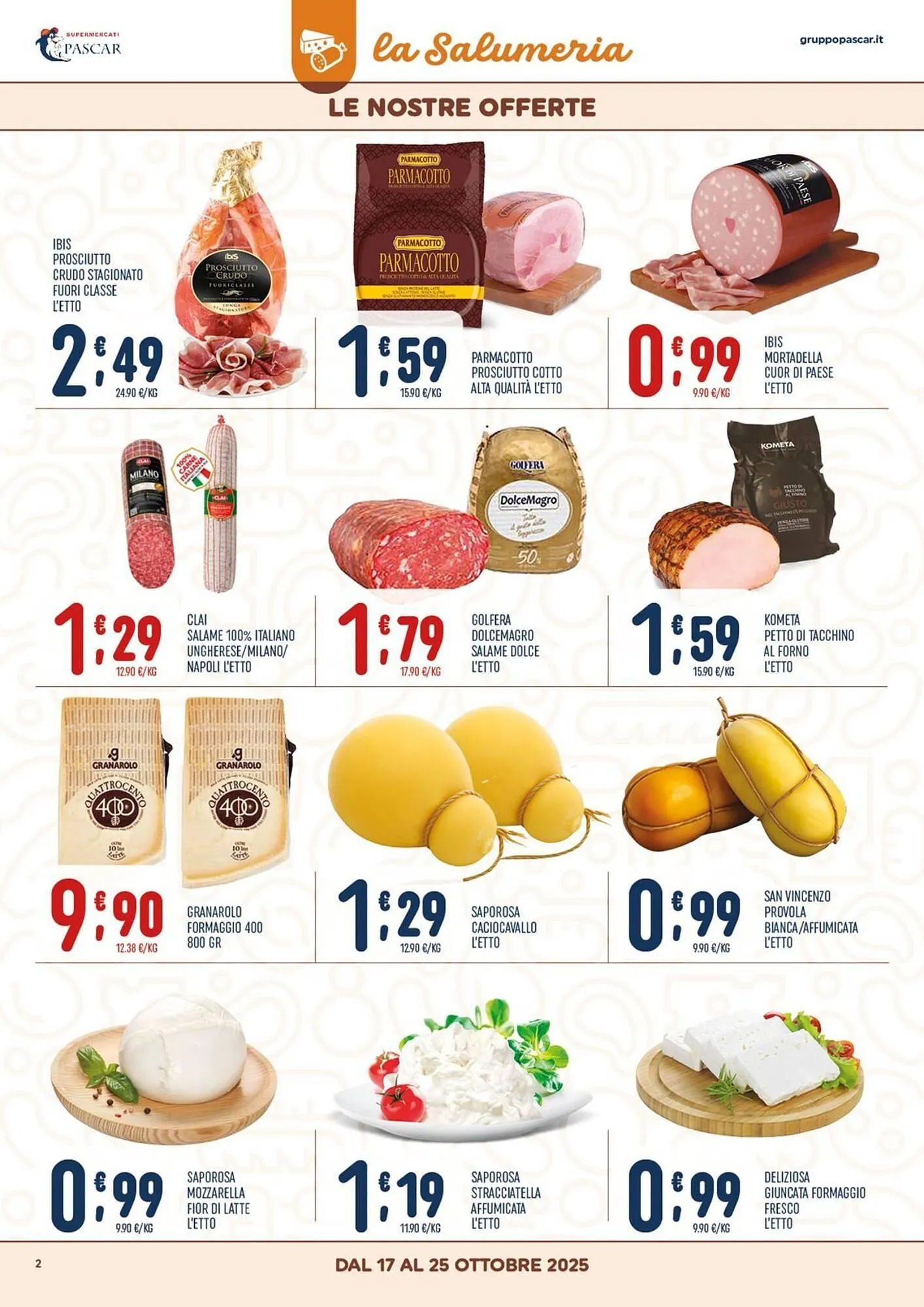 Volantino Gruppo Pascar da 17 ottobre a 25 ottobre di 2025 - Pagina del volantino 2