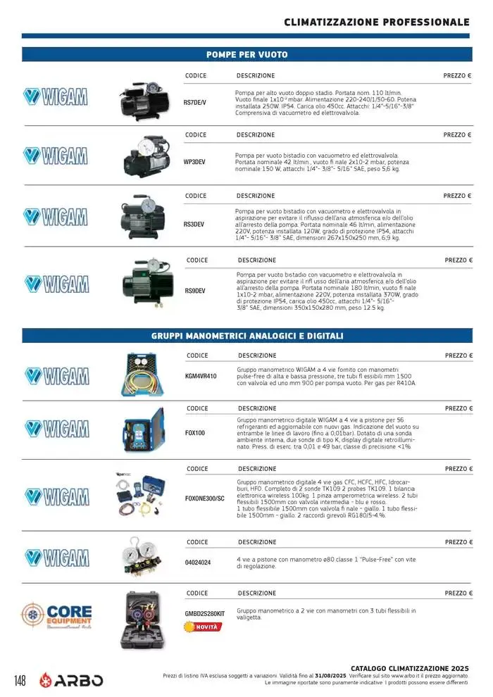 Catalogo Climatizzazione 2025 da 1 gennaio a 31 dicembre di 2025 - Pagina del volantino 138