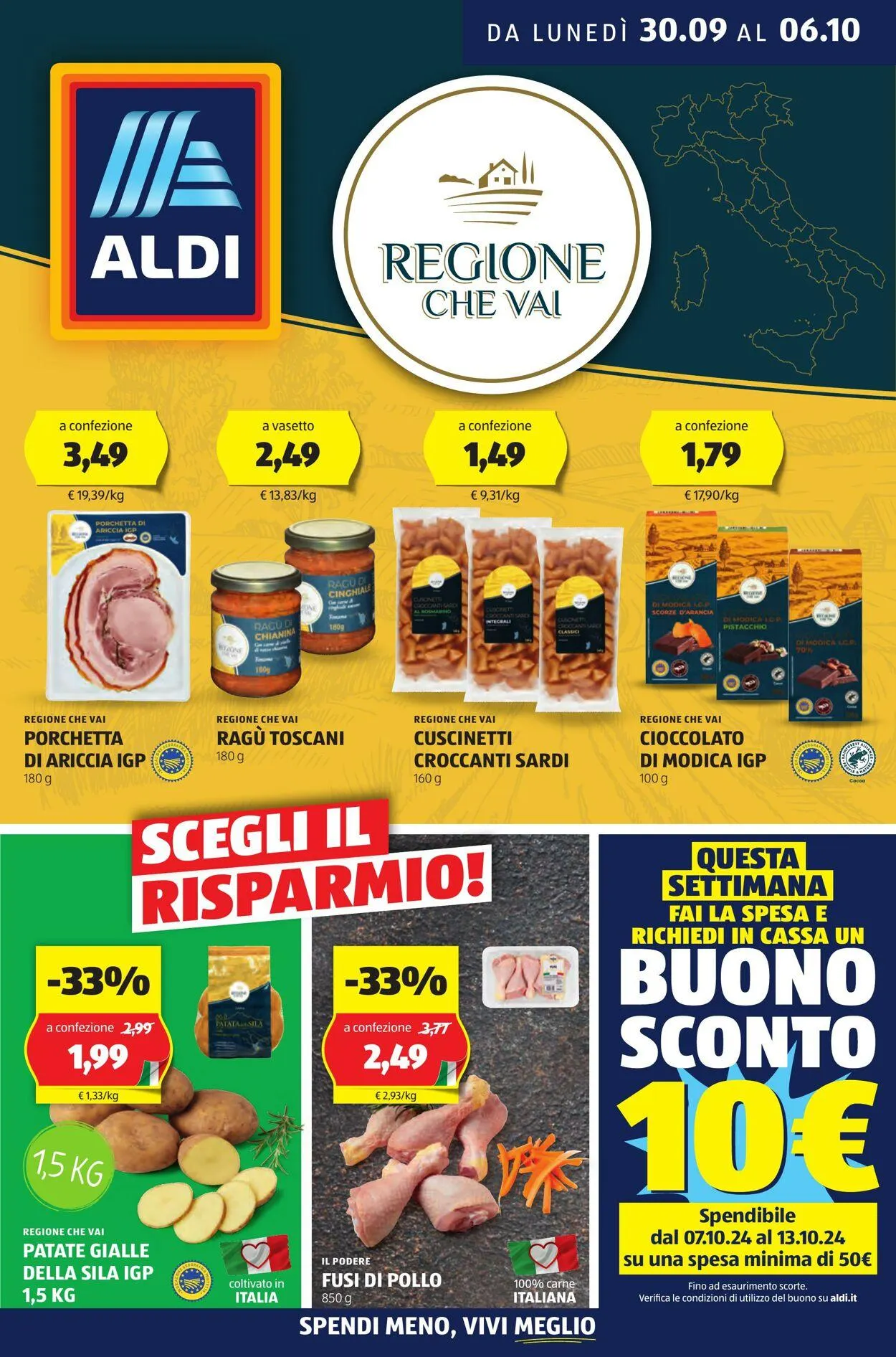 Aldi Volantino attuale da 30 settembre a 6 ottobre di 2024 - Pagina del volantino 1