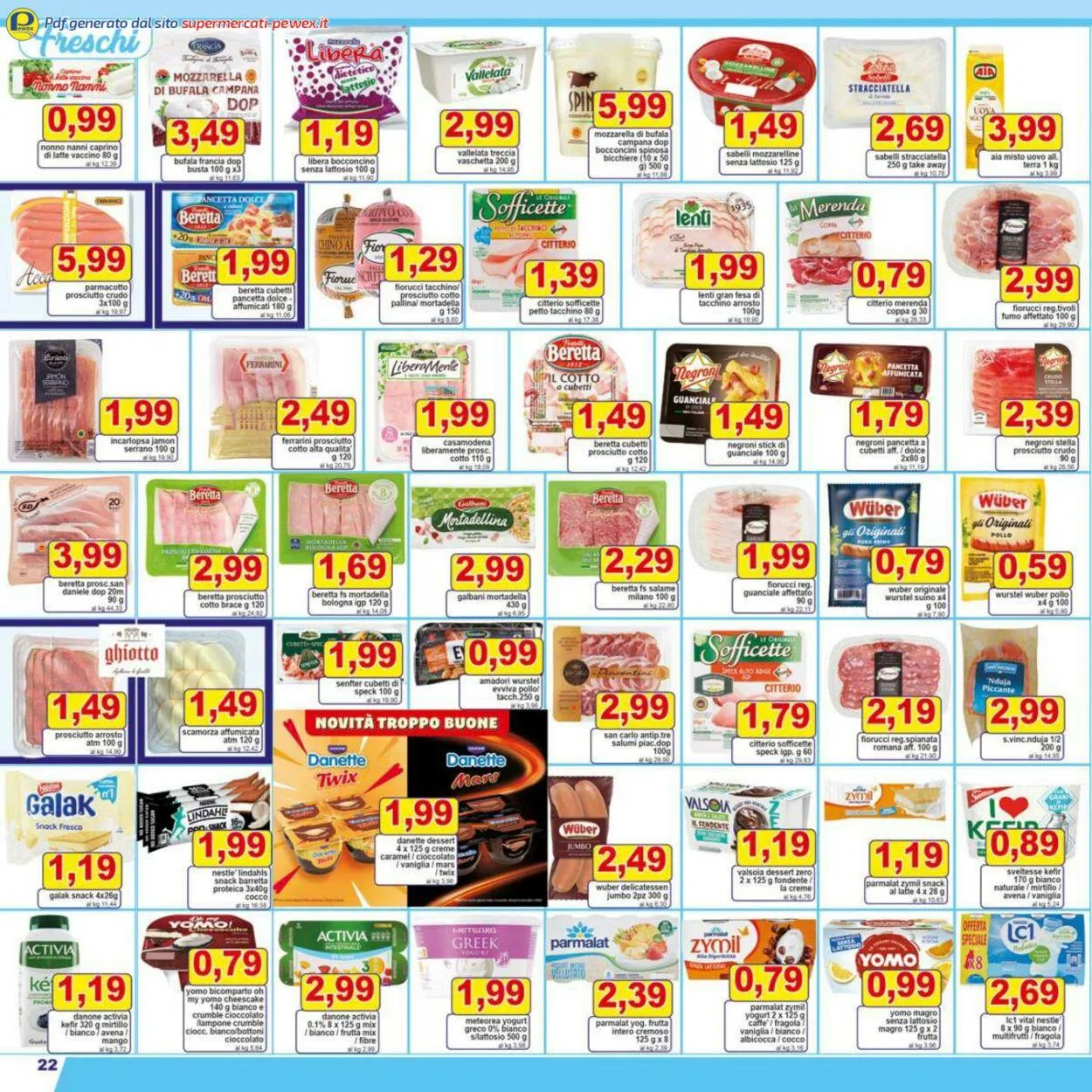 Pewex Volantino attuale da 12 gennaio a 26 gennaio di 2026 - Pagina del volantino 22