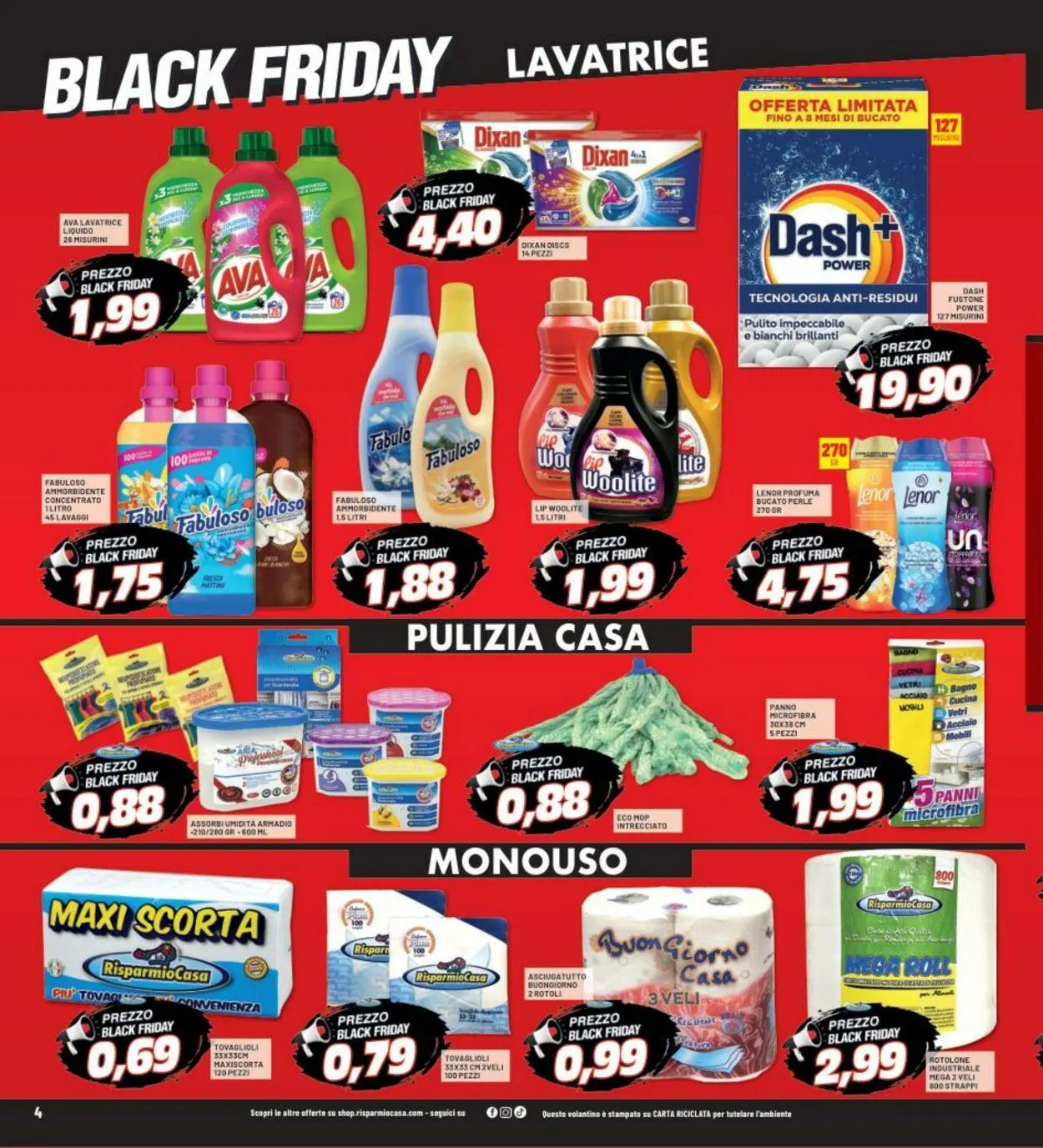 Risparmio Casa Volantino attuale da 10 novembre a 16 novembre di 2025 - Pagina del volantino 4