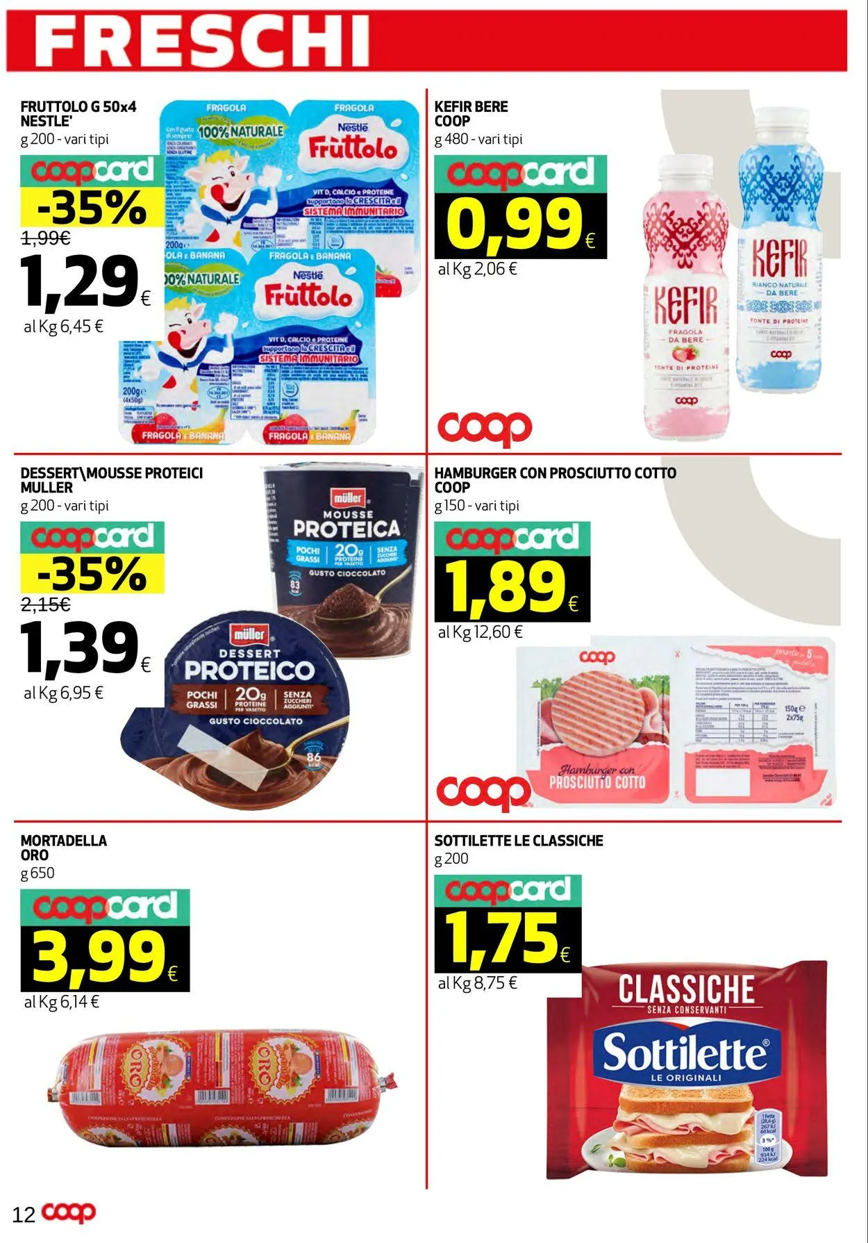 Coop Volantino attuale da 7 agosto a 20 agosto di 2025 - Pagina del volantino 12