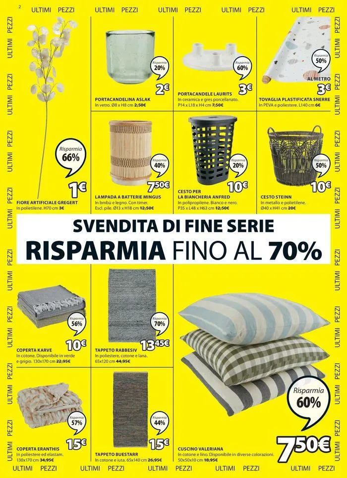 Saldi estivi da 6 luglio a 14 agosto di 2024 - Pagina del volantino 2