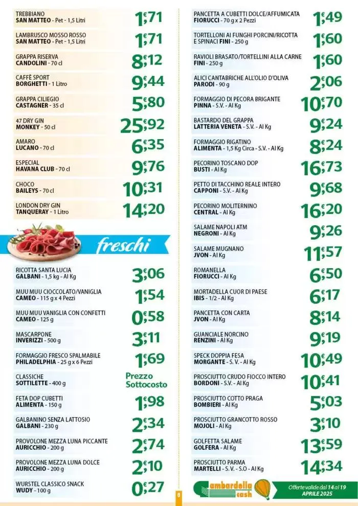 Sottocosto da 14 aprile a 19 aprile di 2025 - Pagina del volantino 5