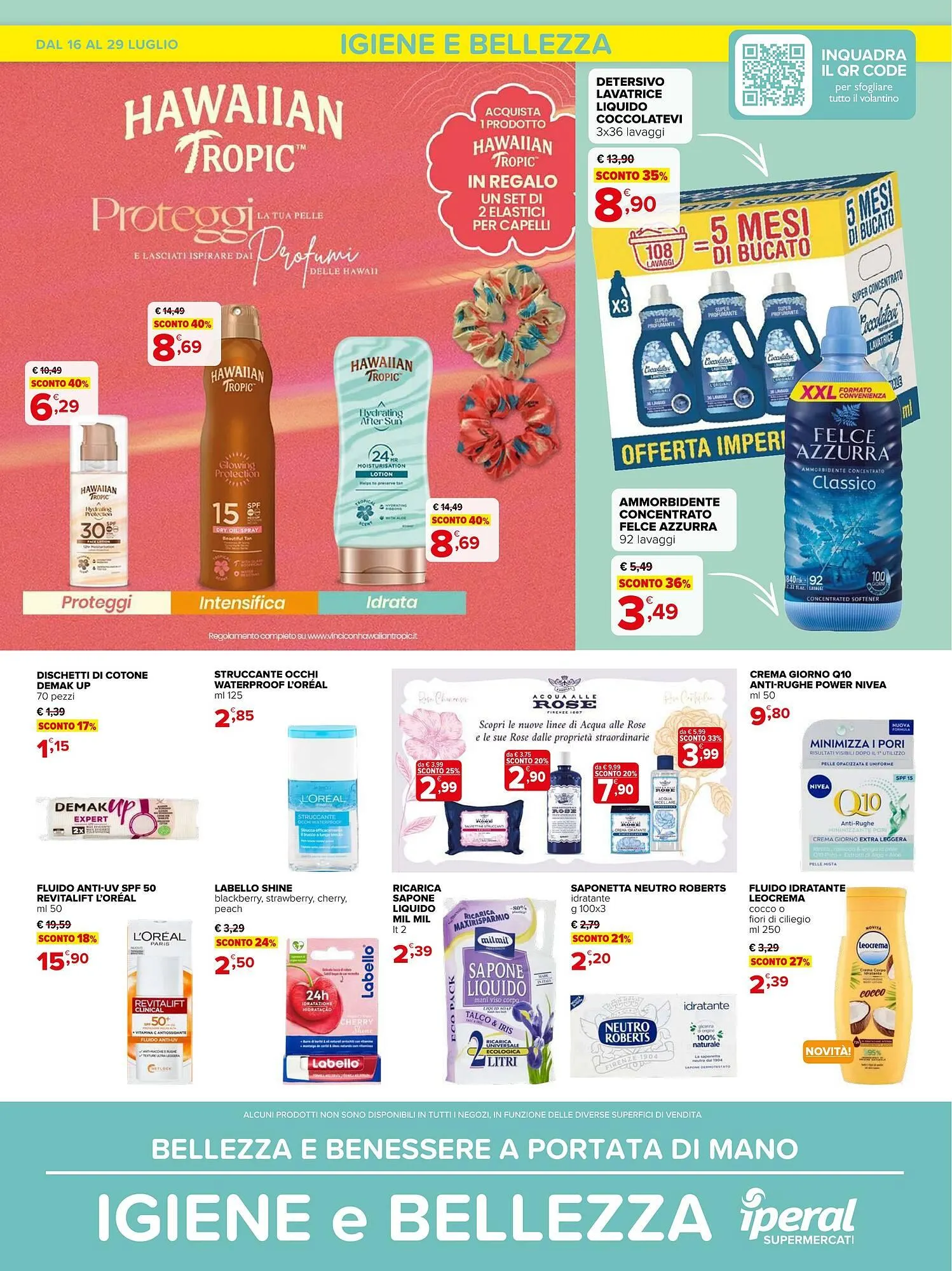 Volantino Iperal da 16 luglio a 29 luglio di 2025 - Pagina del volantino 1