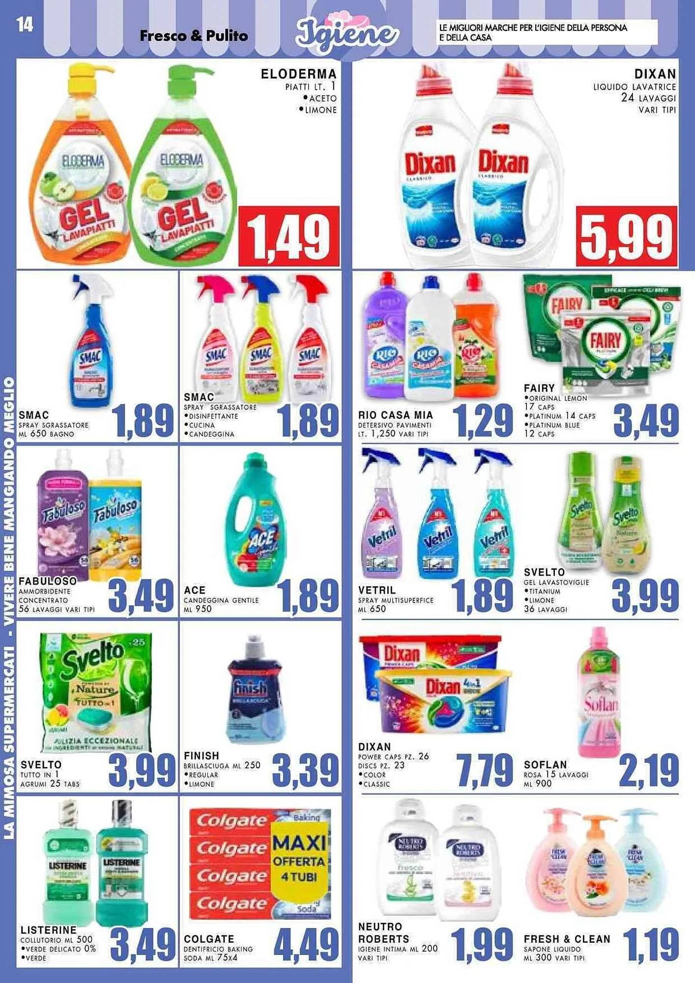 Volantino La Mimosa Supermercati da 2 aprile a 14 aprile di 2024 - Pagina del volantino 14